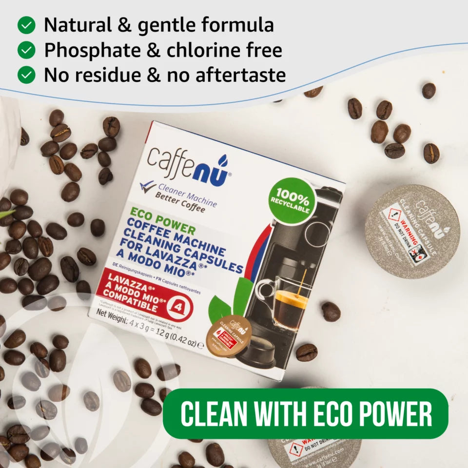 CaffeNu Cleaning Capsules for Lavazza A Modo Mio Crema Joe CaffeNu Cleaning Capsules for Lavazza A Modo Mio Crema Joe